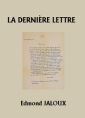 Livre audio: Edmond Jaloux - La Dernière Lettre