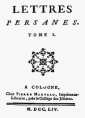 Livre audio: Montesquieu - Les lettres persanes