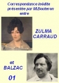 Livre audio: Balzac carraud bouteron - Correspondance inédite
